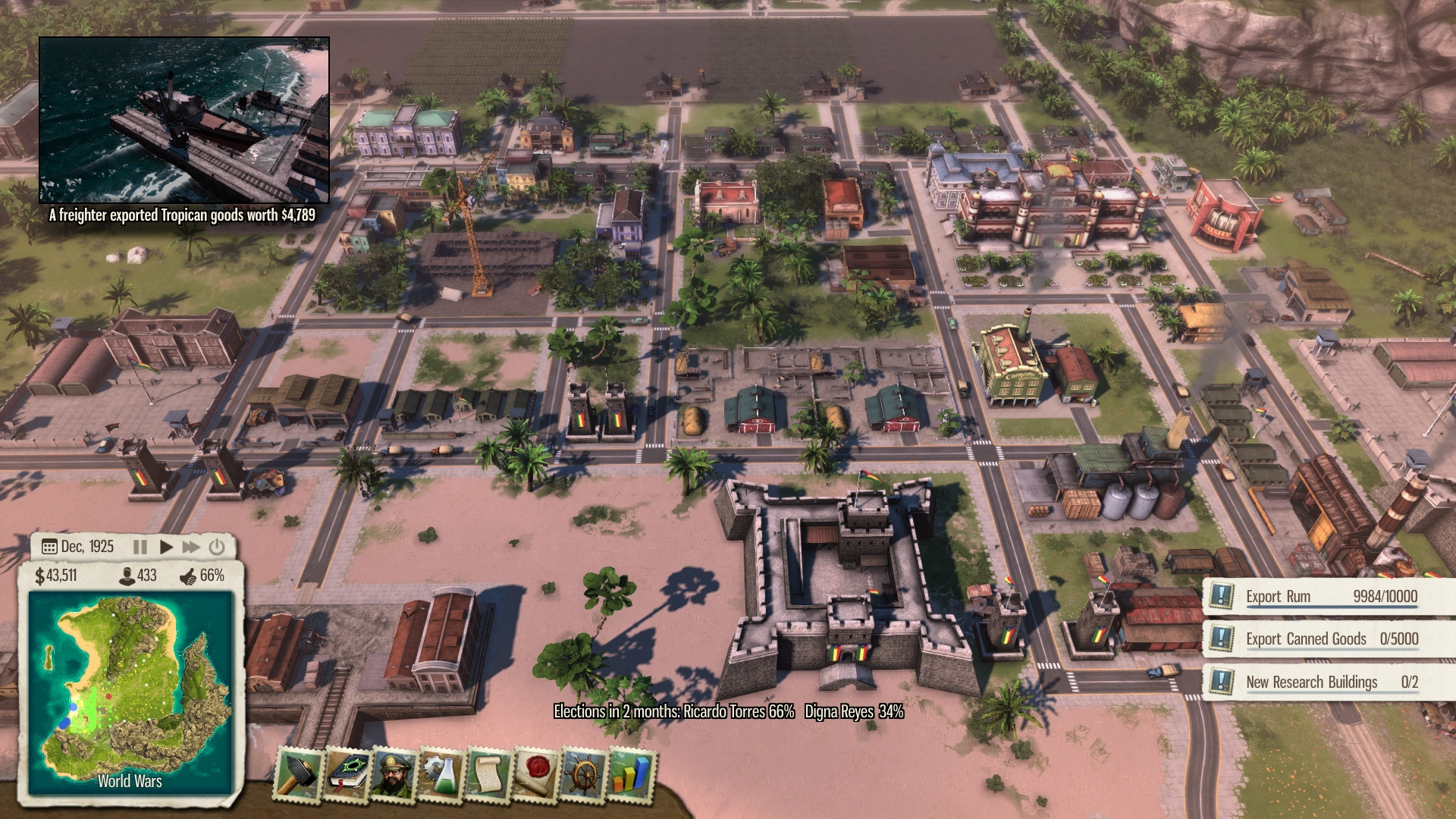 how to get research points tropico 5